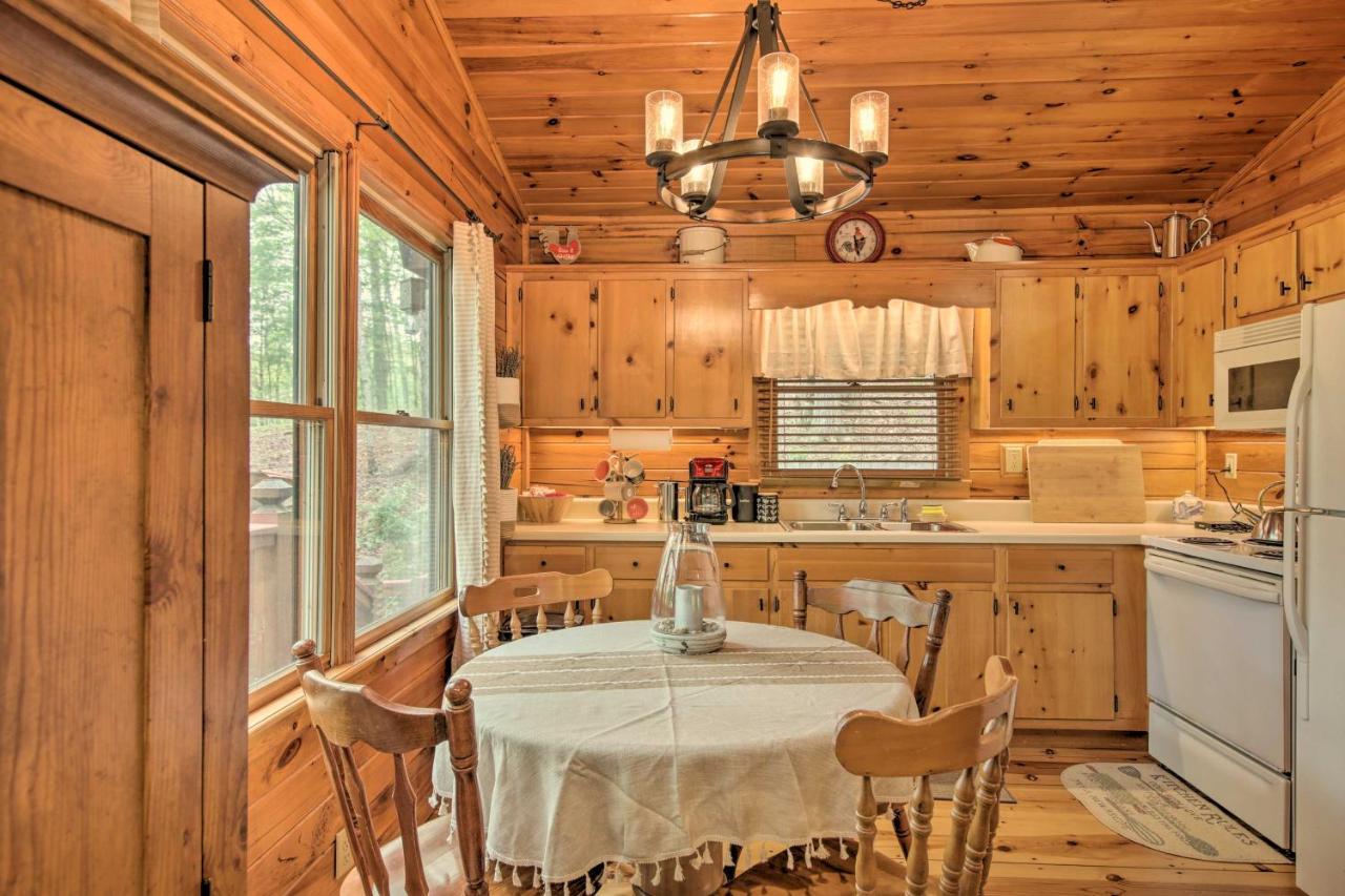 Peaceful Blue Ridge Cabin With Decks And Fire Pit Ngoại thất bức ảnh