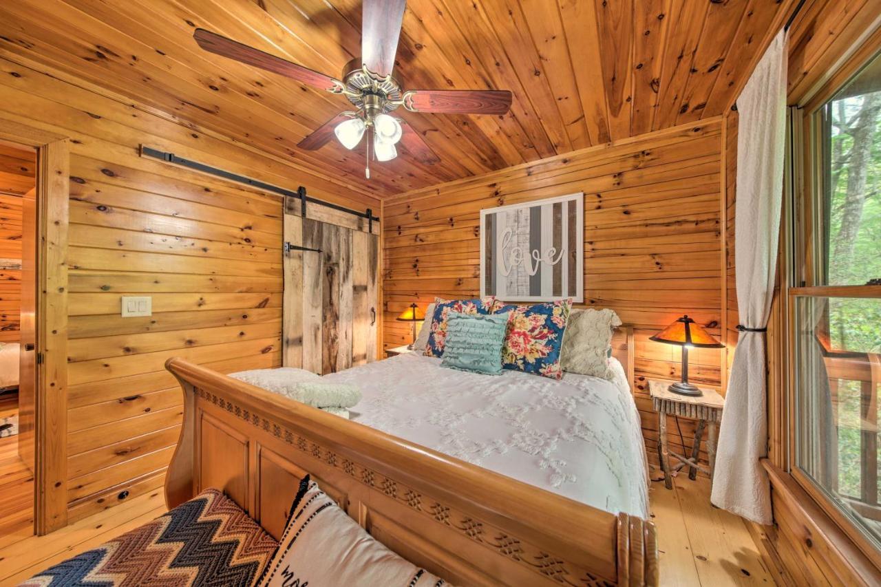 Peaceful Blue Ridge Cabin With Decks And Fire Pit Ngoại thất bức ảnh