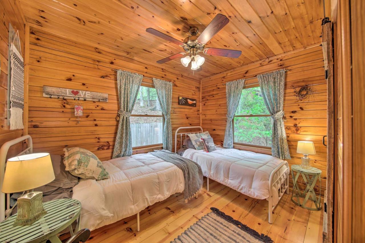 Peaceful Blue Ridge Cabin With Decks And Fire Pit Ngoại thất bức ảnh